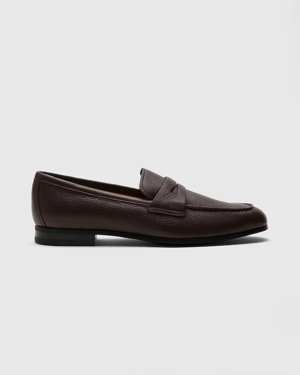 Milton Deerskin Loafer con acabado antiguo