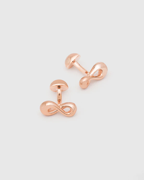 Pulsera de Infinito con acabado en oro rosa