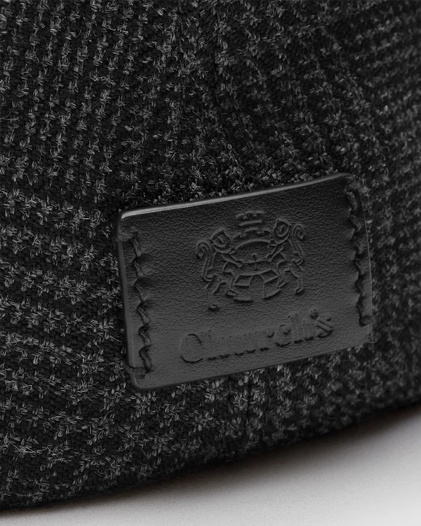 Gorra de conducción de lana Prince of Wales