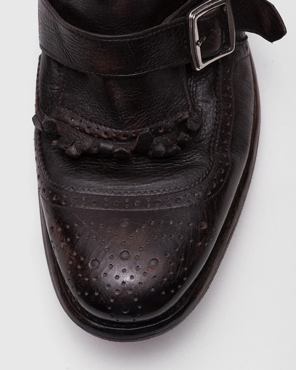Zapatos Shanghai W Glacé Calf Monk Strap