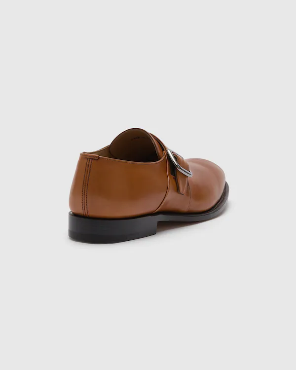 Westbury Monk Strap de cuero de ternera blanqueado