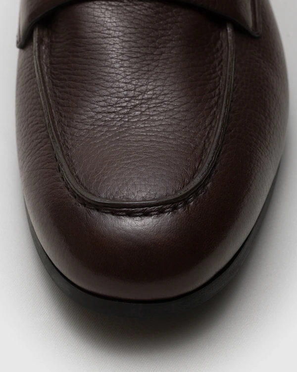 Milton Deerskin Loafer con acabado antiguo