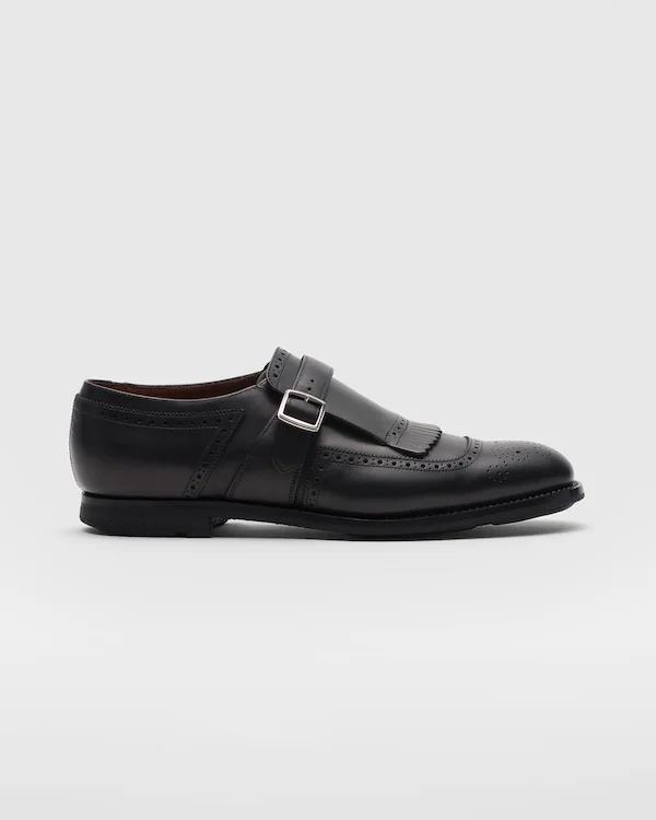 Zapato de cuero de ternera Shanghai Decò con hebilla de monje