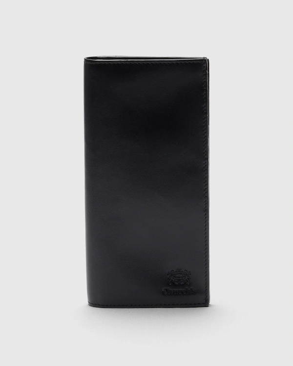 Porta Tarjetas Grande de Cuero de Becerro Suave