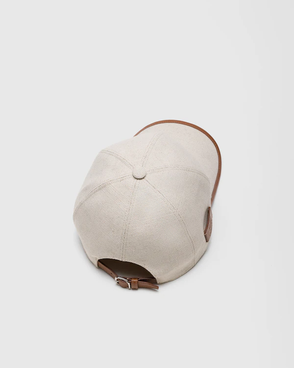 Gorra de béisbol de mezcla de lino