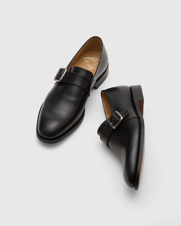 Westbury Monk Strap de cuero de ternera